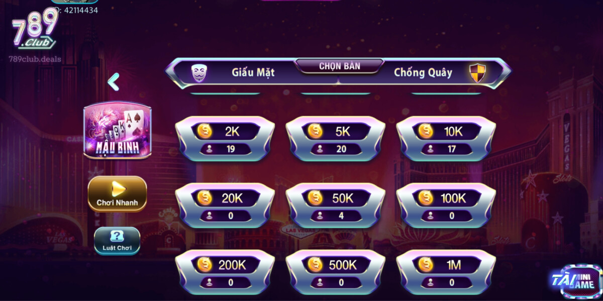 Game Mậu Binh Tại 789Club